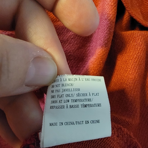 Burnt Orange Ladies dress top - Picture 4 of 5